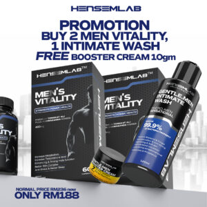 Combo Men vitality 2 box Free Men Intimate wash Blue + FREE Booster Cream 10gm