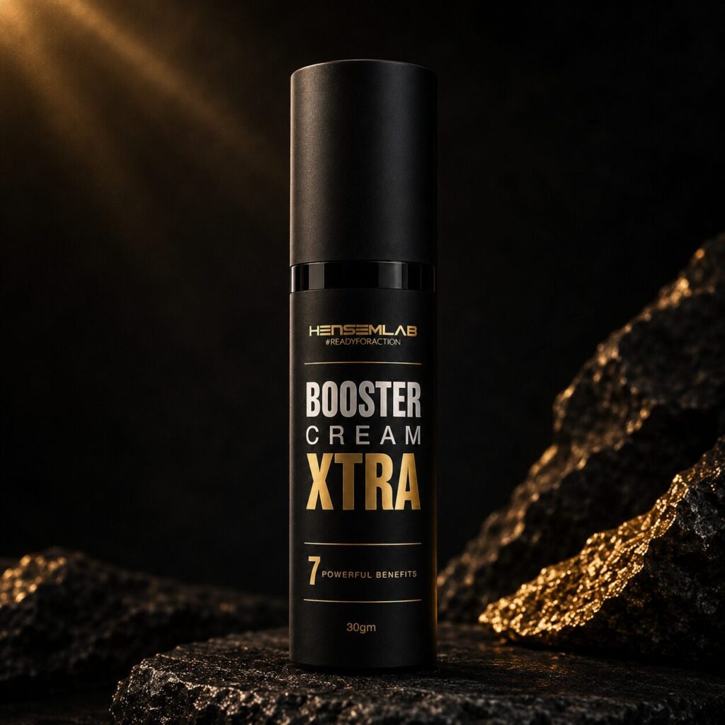 2 BOTTLES HENSEMLAB GENTLEMEN BOOSTER CREAM XTRA