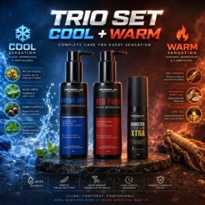 Trio Package - Blue wash, Red Wash, Booster Cream 30gm