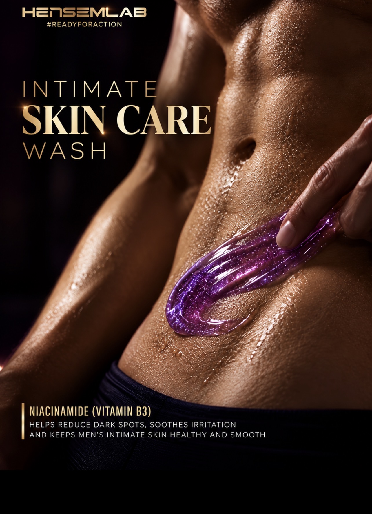 Men intimate wash Hensemlab Night Mystique 150ml - Image 4